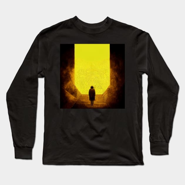 Scratches on the Gates Long Sleeve T-Shirt by Kazaiart